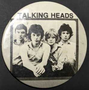 Talking Heads★英ヴィンテージ・ピンバッジ
