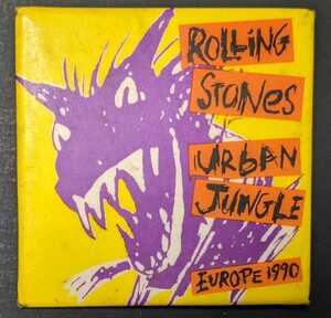 The Rolling Stones-Urban Jungle Europe 1990★独ヴィンテージ・ピンバッジ大