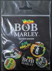 Bob Marley & The Wailers★英ピンバッジ6ケセット