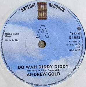 Andrew Gold-Do Wah Diddy Diddy★英Asylum Orig.美盤7/マト1/SSW