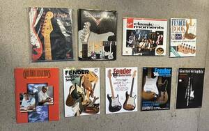  fender guitar book all 9 pcs. foreign book 5 pcs. . Custom Shop fender