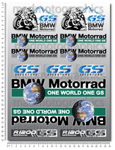 送料無料 BMW R1200GS motorcycle Decal Sticker ステッカー シール バイク デカール 23cm x31cm_画像1