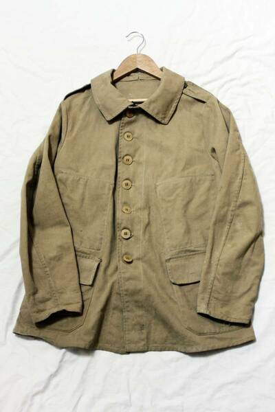 [Special Piece] 20s-30s FRENCH ARMY BOURGERON JACKET / 稀少 ヴィンテージ フランス軍 ブージュロン ジャケット / M35 M38 ANATOMICA