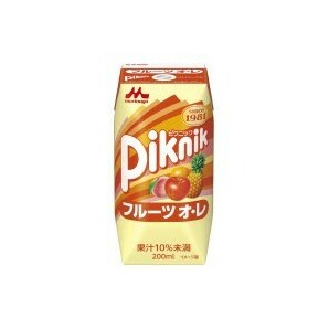 森永乳業 ピクニック フルーツオ・レ200ml×24本セット ★安心の全国送料無料にてお客様のご自宅までお届け致します!!★