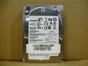 ▽SEAGATE ST9600205SS 600GB SAS2.0 6Gb/s 10krpm 2.5型 内蔵HDD 中古 Savvio 10K.5 2