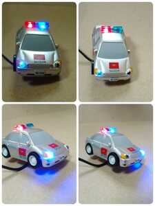  dummy scanner se com patrol car Choro Q LED 12V 4 light blinking crime prevention anti-theft 
