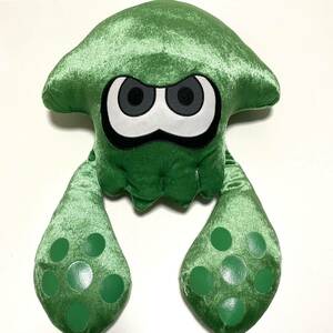 スプラトゥーン2 ぬいぐるみ Splatoon2 いか イカ BIGぬいぐるみ グリーン プライズ品 ゲーム キャラクター 緑