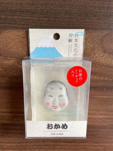 ノルコーポレーション 石鹸 日本文化の石鹸 おかめ 140g フィギュア付き OB-JCP-1-4