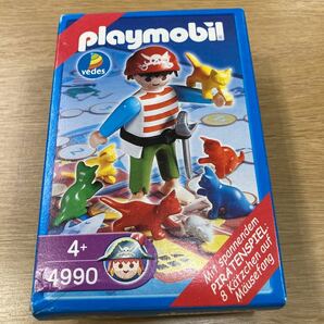 プレイモービル　4990 playmobil 未開封品　プレモ 廃盤 子猫　レッドリボン　vedes