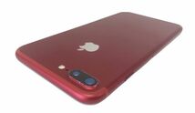 θ【Bランク】Apple SoftBank SIMロック解除済 iPhone 7 Plus 128GB (PRODUCT)RED Special Edition MPR22J/A 〇 本体のみ S40386122378_画像5