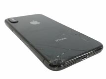 θ【Dランク/ジャンク品】Apple docomo【SIMロック解除済み】iPhone X 256GB スペースグレイ MQC12J/A 〇判定 本体のみ S00625129448_画像4