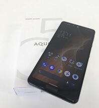 θ【SAランク/開封済未使用品】SHARP J COM【国内版SIMフリー】AQUOS sense5G ブラック 4GB 64GB SHG03 -判定 本体/付属品 S80949759290_画像1