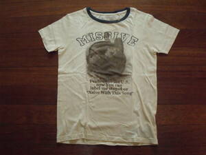 ★　Heritage stone（ ヘリテージストーン）　半袖リンガーTシャツ　 新品　M　811108　クリーム　日本製 