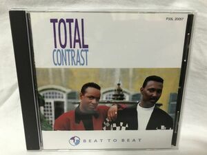 廃盤 TOTAL CONTRAST トータル・コントラスト BEAT TO BEAT ビート・トゥ・ビート P33L-20057 国内盤CD　B917