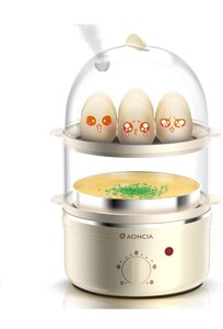 エッグスチーマー ゆで玉子 2段