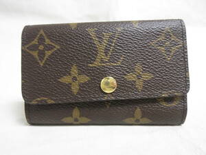 9596◆【SALE】LOUIS VUITTON ルイヴィトン モノグラム M62630 ミュルティクレ6 キーケース MADE IN FRANCE 中古 USED