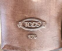 【未使用】TOD'S トッズ◆29cm 10.5◆プレーントゥ ダブルモンクストラップ 革靴 ビジネスシューズ ドレスシューズ 靴◆ITALY製 メンズ 茶_画像10