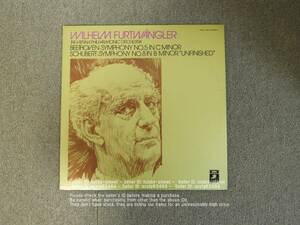 ベートーヴェン : 交響曲 第5番 運命 , 第8番 未完成 / フルトヴェングラー　レコード　LP　管理番号 05136