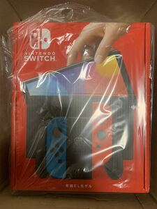Nintendo Switch ニンテンドースイッチ 有機EL モデル Joy-Con(L)/(R） ネオン レッド ブルー フィルム付き メーカー保証 任天堂 新品 無料