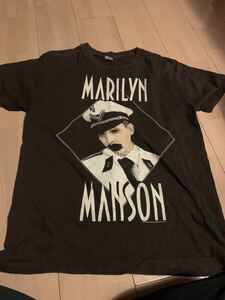 復刻【Marilyn Manson】マリリン・マンソン Tシャツ 2003 コピーライト BIGGER THAN SATAN Large