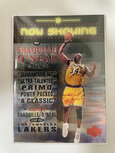 NBAカード シャキール・オニール　Shaquille O’Neal NOW SHOWING UPPER DECK 1999【NS13】※インサートカード