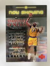 NBAカード シャキール・オニール　Shaquille O’Neal NOW SHOWING UPPER DECK 1999【NS13】※インサートカード_画像3