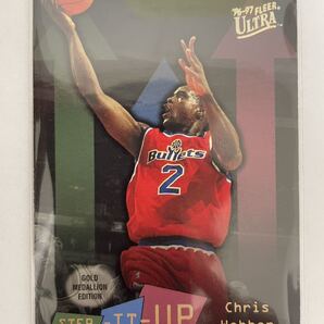 NBAカード クリス・ウェバー Chris Webber STEP-IT-UP GOLD MEDALLION EDITION ‘96-‘97 FLEER ULTRA 【インサート/パラレルカード】
