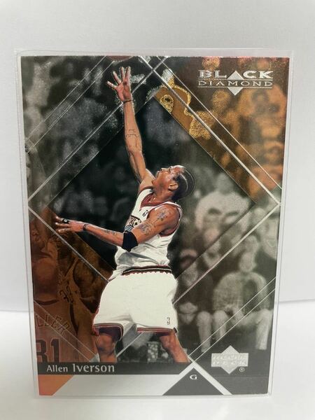 NBAカード　アレン・アイバーソン　ALLEN IVERSON. BLACK DIAMOND UPPER DECK 【シクサーズ時代】