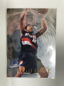 NBAカード　ラシード・ウォーレス　RASHEED WALLACE FLEER Brilliants FLEER’98-‘99 【ブレイザーズ時代】