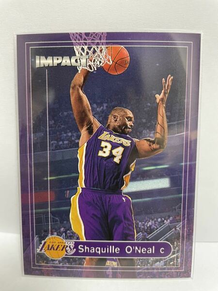 NBAカード　シャキール・オニール　SHAQUILLE O’NEAL FLEER SKYBOX IMPACT’99-‘00【レイカーズ時代】