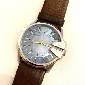 [ free shipping ]DIESEL men's wristwatch diesel men's quartz original leather analogue 