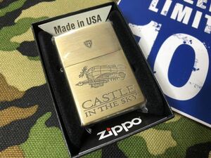 ●新品●送料140円～●ジブリ 好きにオススメ♪ 天空の城 ラピュタ タイガーモス 2 ジッポーライター mercismith2zippo NZ-1