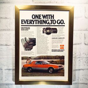 70's подлинная вещь Dodge Challenger реклама / старый машина Ame машина колесо muffler обвес SRT ад кошка миникар 1/18 custom амортизатор детали 