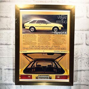 1980年 USA 当時物 トヨタ カローラ リフトバック 広告 / TE55 LB カタログ 旧車 AE92 SR5 レビン AE86 TE27 AE110 AE111 AE70 TE71 パーツ
