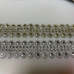 DIYリボン!ハンドメイド パーツ ゴールド&シルバー 切り売り