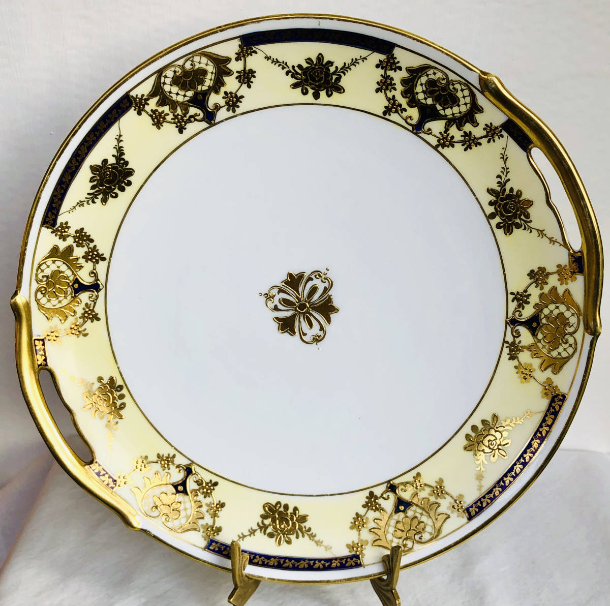 アビランドGDA 蒔絵金彩 ハンドペイント 1900年 21.5cm-