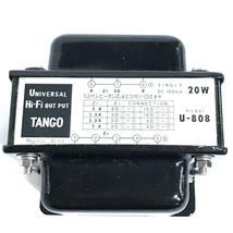 1円 TANGO U-808 20W 出力トランス 2点セット タンゴ 真空管アンプ 自作用_画像3