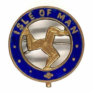 アイルオブマン トリスケリオン ピンバッジ Isle of Man Triskelion Pin マン島 TTレース ビンテージ カフェレーサー Vintage