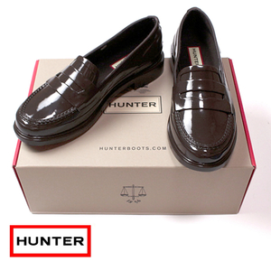 ** unused regular price 15000 jpy HUNTER Hunter **pe knee Loafer ORIGINAL PENNY LOAFER UK3 JPN22cm rain shoes 