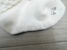 Q41 シャーリーテンプル 新品 可愛いボンボリのお花モチーフ 靴下 サイズ9～10㎝_画像5