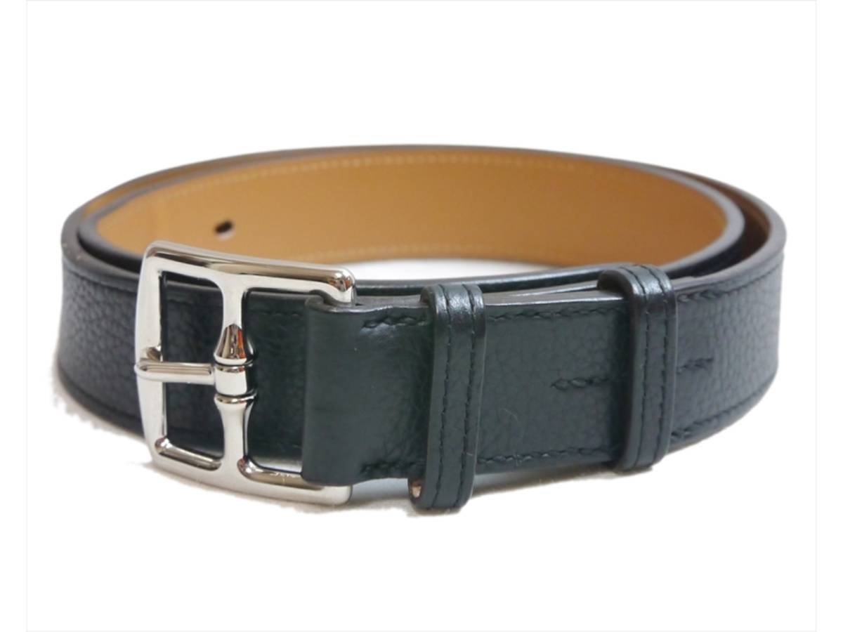 売れ筋新商品 HERMES エルメス エドリヴィエール レザーベルト 中古品 - ベルト