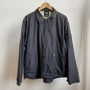 古着 Dickies ディッキーズ ナイロンブルゾン リフレクター ネイビー L　B725