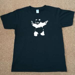 BANKSY・バンクシー・パンダ・大熊猫・Tシャツ・ブラック・M