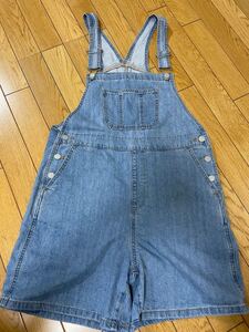 オーバーオール ハーフパンツ