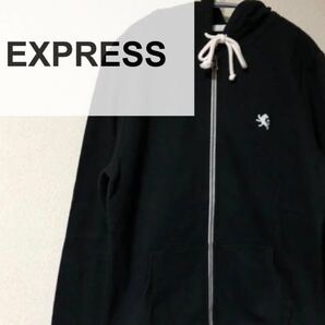 EXPRESS エクスプレス スモールライオン ジップパーカー 日本サイズM相当 アメリカ 日本未入荷