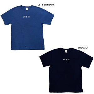 メール便可能! ale (アレ) ale&co デニム Tシャツ (L) DARK INDIGO a21SS-ACDT | futsal soccer フットサル サッカー インディゴ 半袖