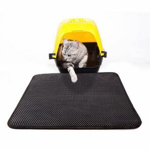 45*60猫砂マット飛び散り防止マット EVA 滑り止め 防水/防カビ/臭さ防止 掃除簡単