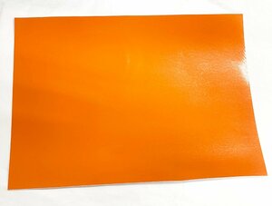 A4 カーラッピングシート オレンジ ツヤあり サンプル デコトラ JDMカスタム 走り屋 usdm DIY 壁紙 補修