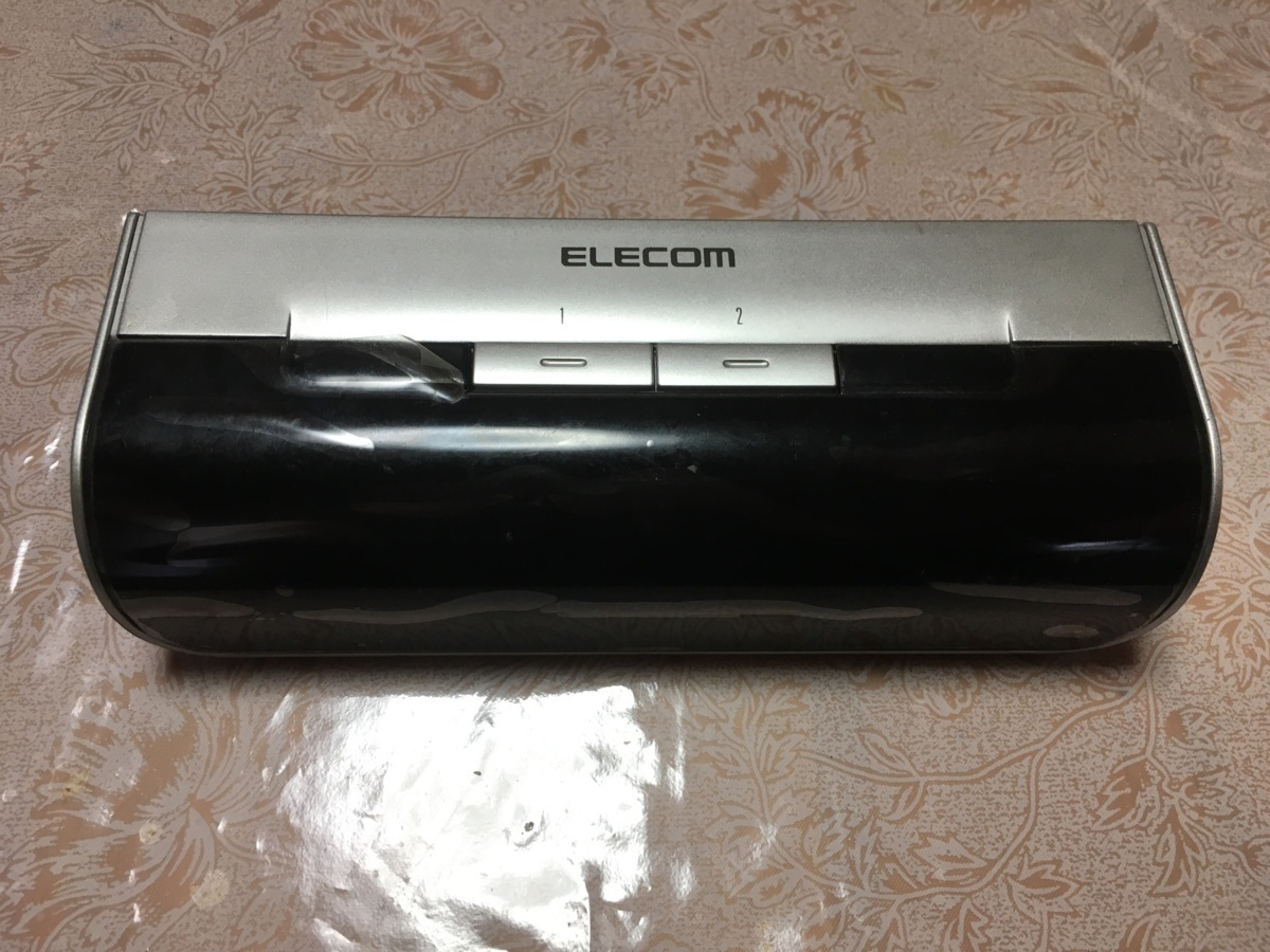 ELECOM　DTSP22-VGA　電子式ディスプレイ切替器　現状品　ACアダプ