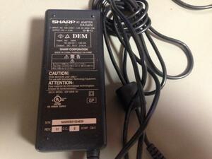 SHARP AC adaptor EA-RJ2V 19V 3.16A